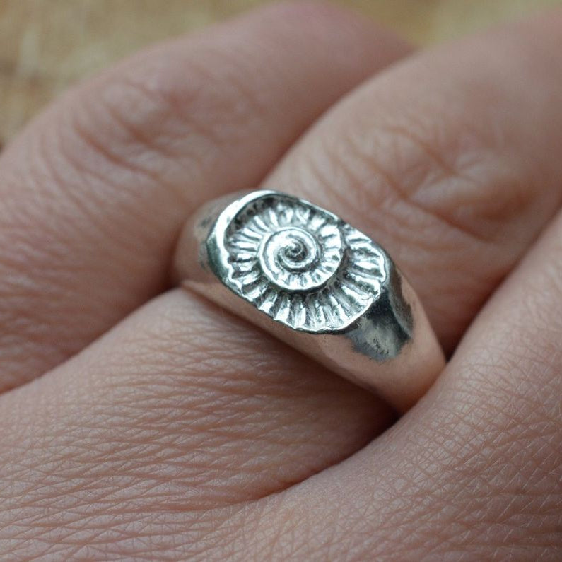 Silver 925 Shell Ring