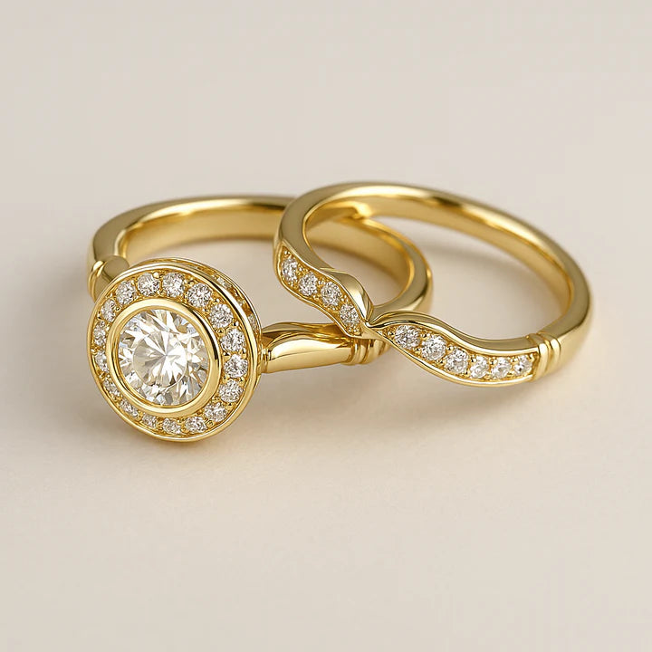 Vintage Gold & Zirconia Ring Pack
