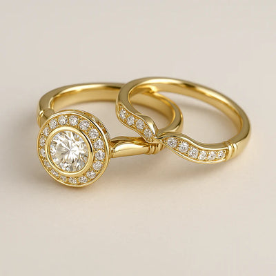 Vintage Gold & Zirconia Ring Pack