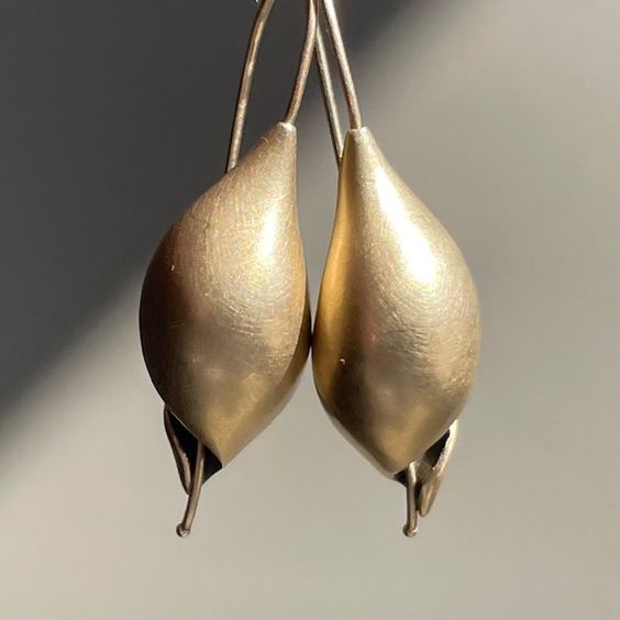 Vintage Golden Shells Earrings