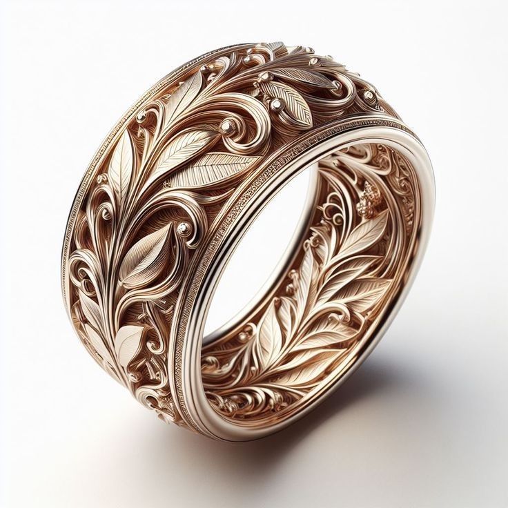 Exotic Gold Ivy Ring