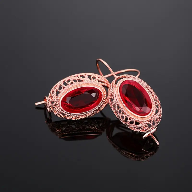 Talessia Rougefort Rose Gold Earrings