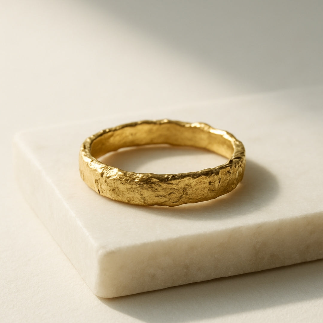 Molten Organic 14K Gold Ring