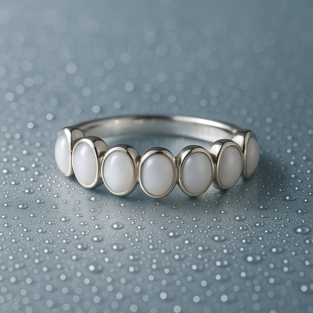 Trail Pearl Sterling Silver Ring
