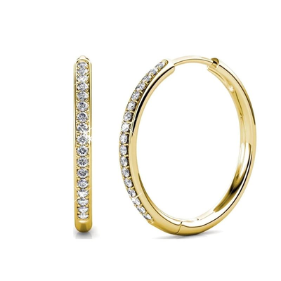 Sorel Gold Pave Earrings