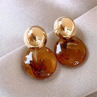 Aurélie Amber Drop Earrings