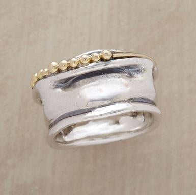 Vintage Silver & Golden Ring