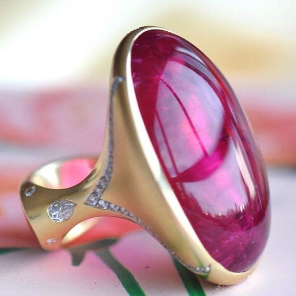 Vintage Pink Gold Ring