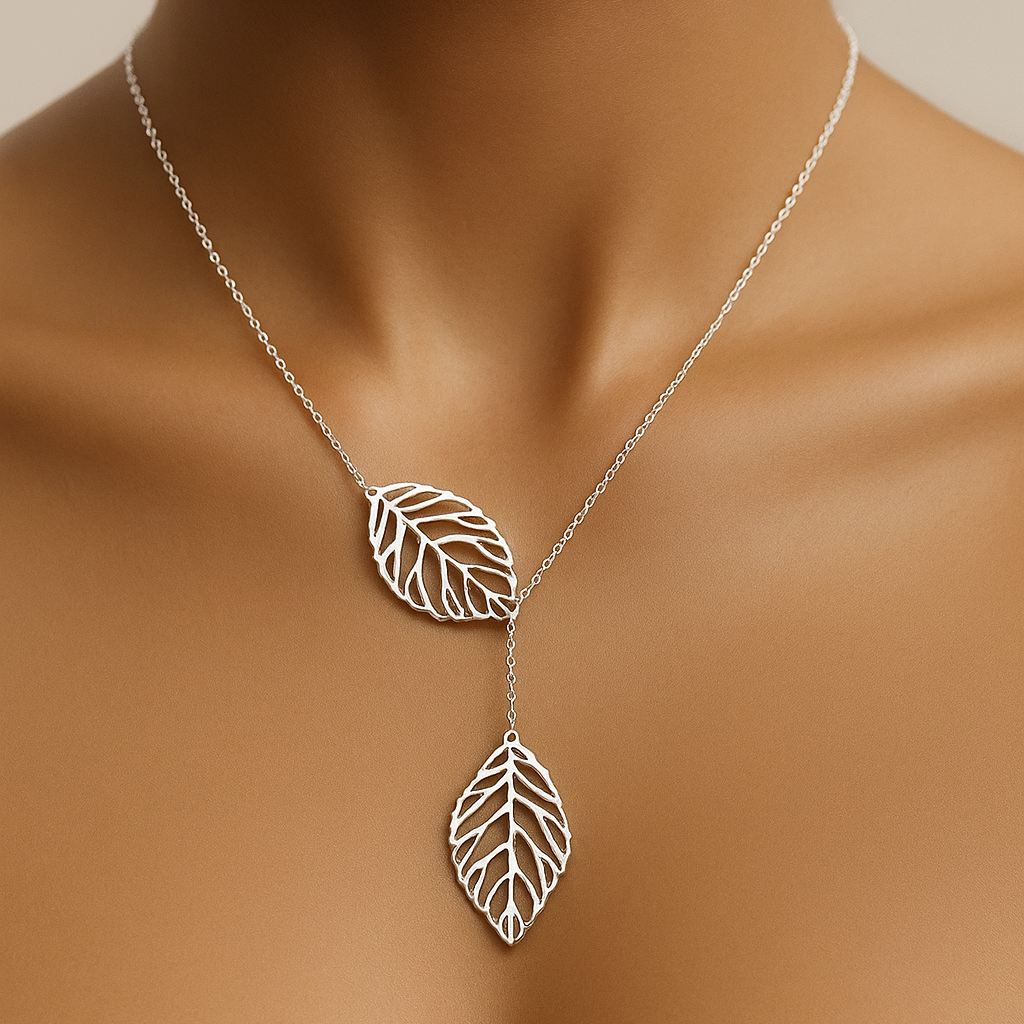 Silver Fern Leaf Necklace