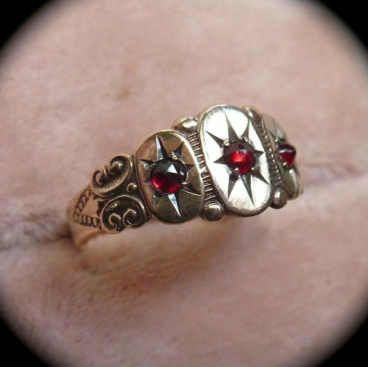 Red Starlight Crystal Ring