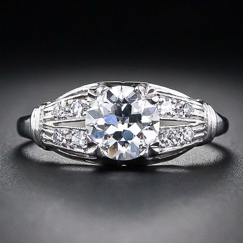 Vintage Silver Layer Eye Zirconia Ring