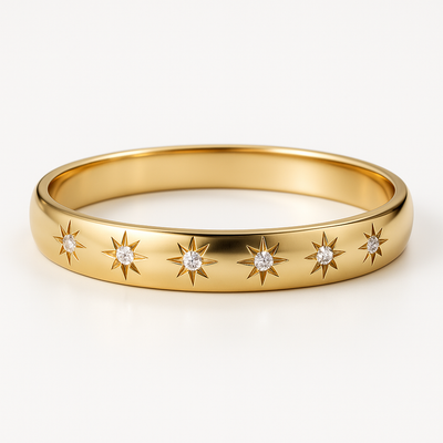 Star Diamond 14K Gold Ring