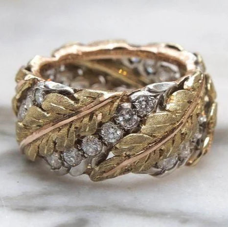 Vintage Gold & Diamond Ring