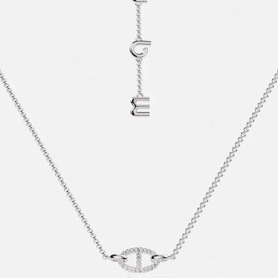 Isla Marina Necklace | White Gold
