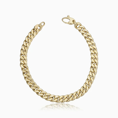 Men's 14K Gold Cuban Bracelet