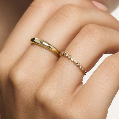 Gold Bubble Ring