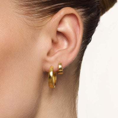 Gia Gold Hoops