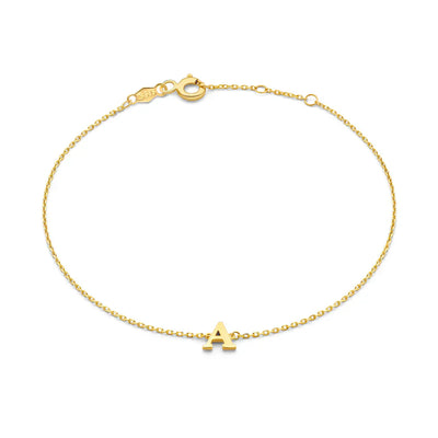 Vita Signa Gold Initial Bracelet