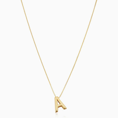 Gold Initial Necklace