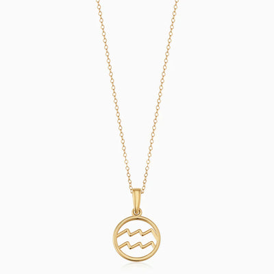 Gold Zodiac Sign Necklace