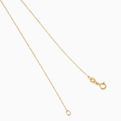 Zodiac sign necklace | White Gold