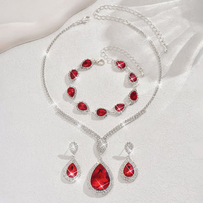 White Gold Thalira Bloodwynne Jewelry Set