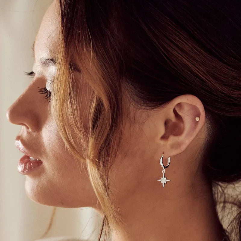 The Vudu Earrings | White Gold