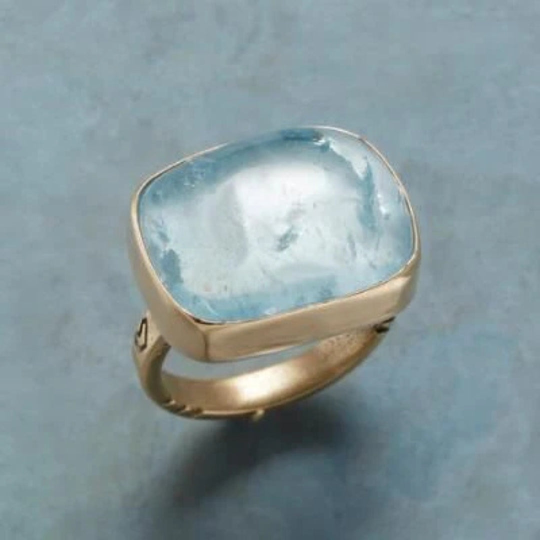 Sky Blue Stone Ring