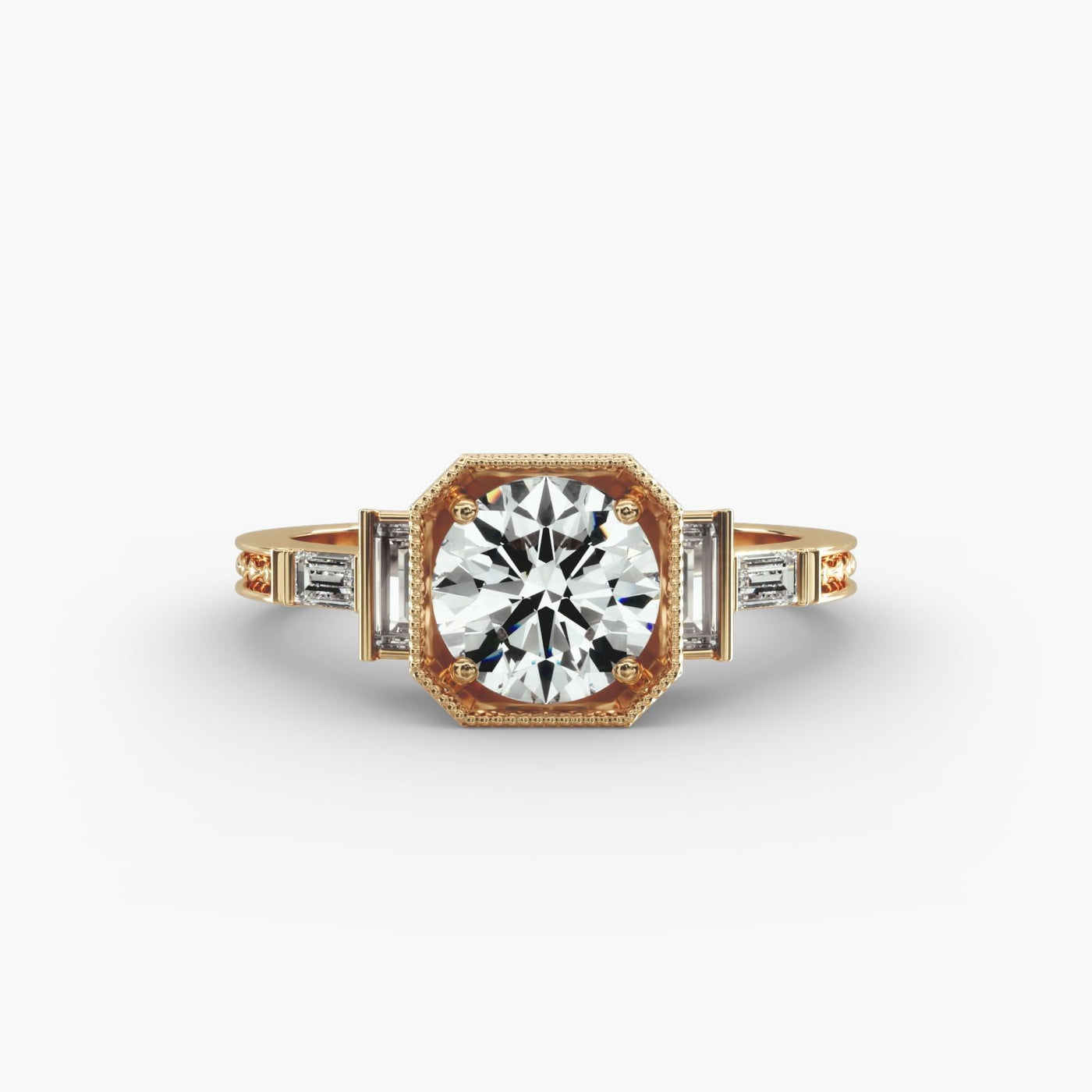 Vintage Yellow Gold Engagement Ring