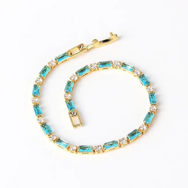 Turquoise Gold Bracelet
