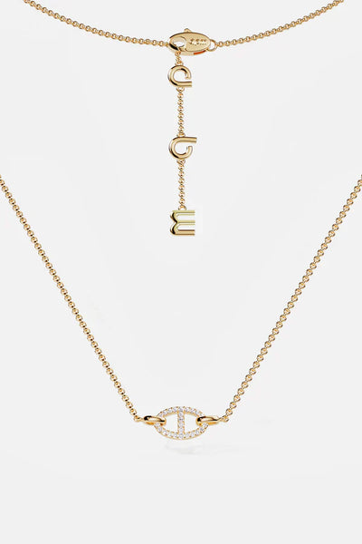 Isla Marina Necklace | White Gold