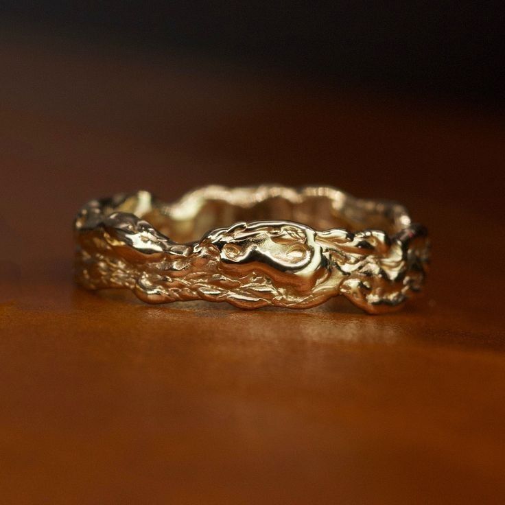 Forged Gold Ring