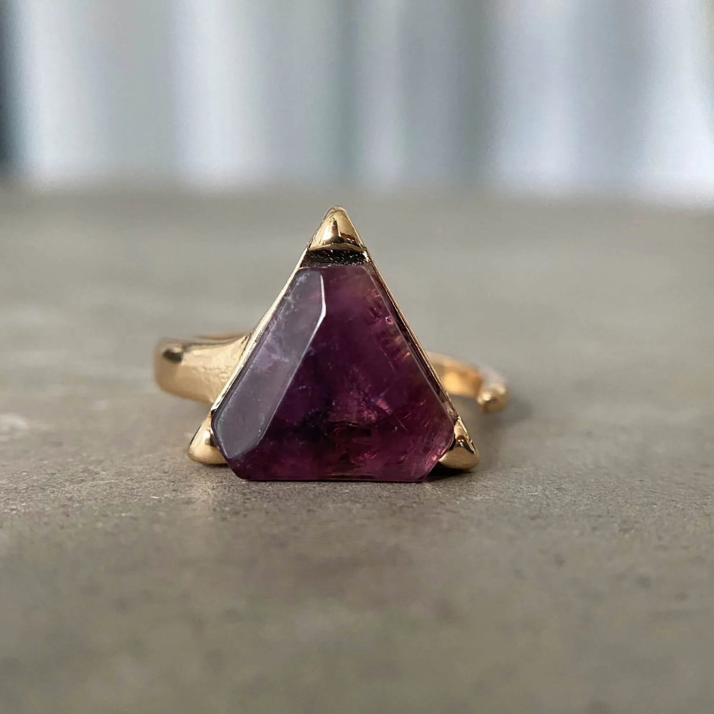 Amethyst Gold Ring