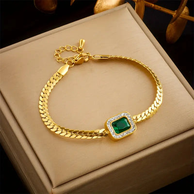 Elegant Verdaska Chain Bracelet