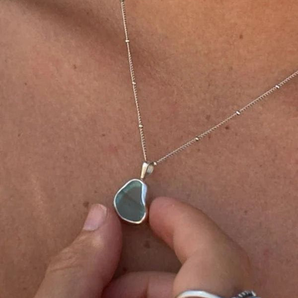 Greenish Stone Necklace