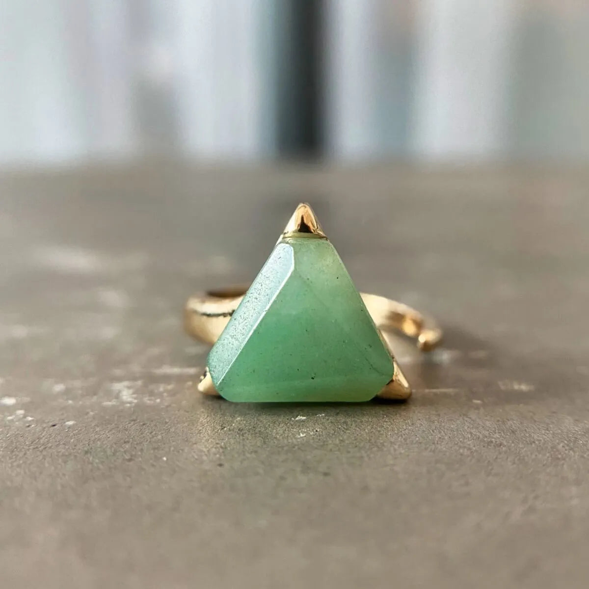 Green Aventurine Ring