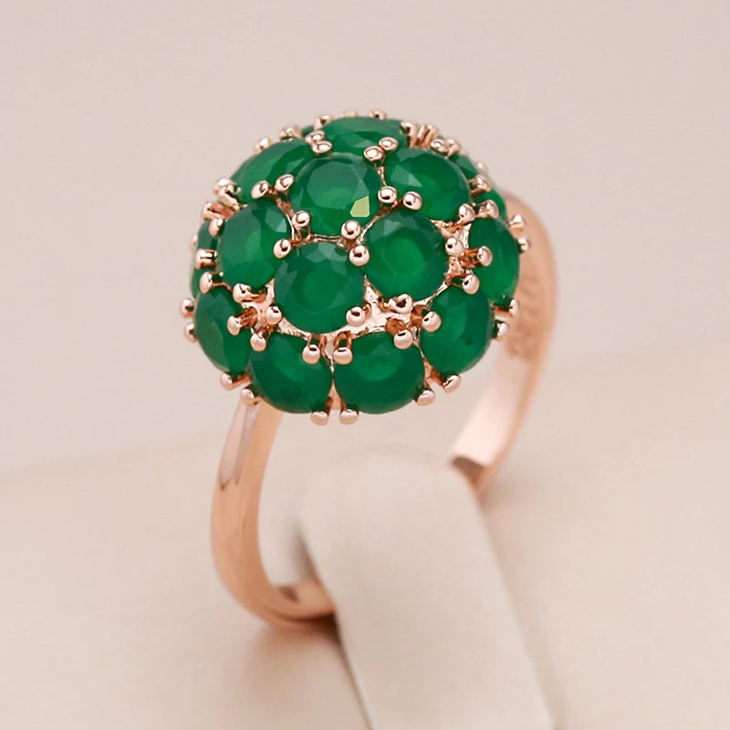 Green Zirconia Elegant Ring