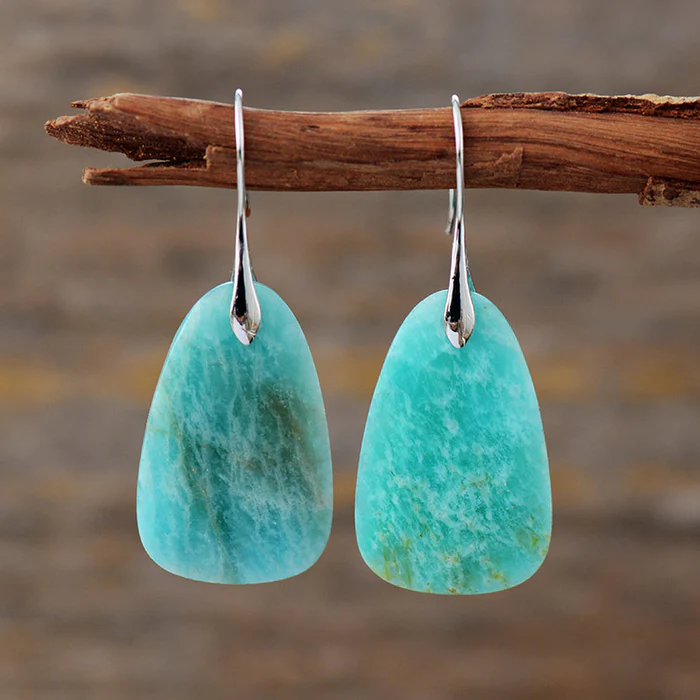 Vintage Turquoise Stone Earrings