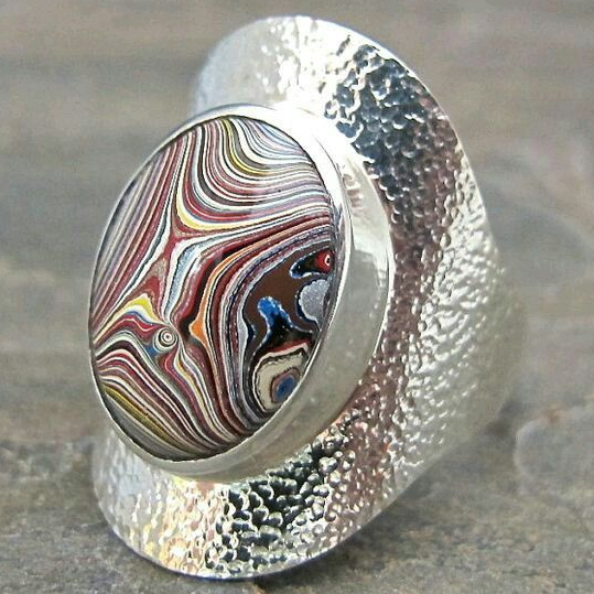 Vintage Chromatic Silver Ring
