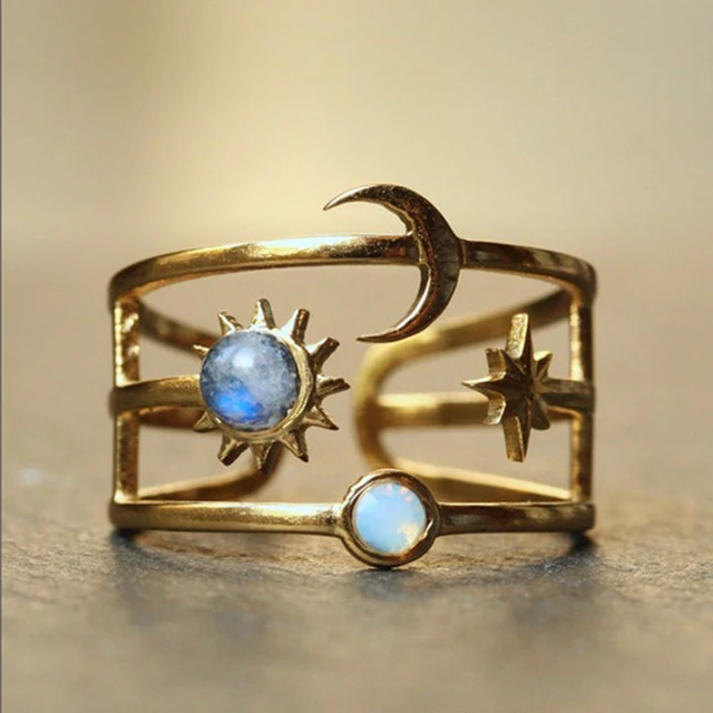 Vintage Cosmic Gold Ring