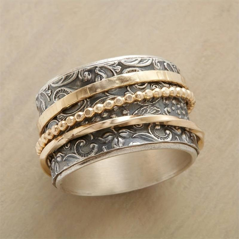 Vintage Gold & Silver Antique Ring