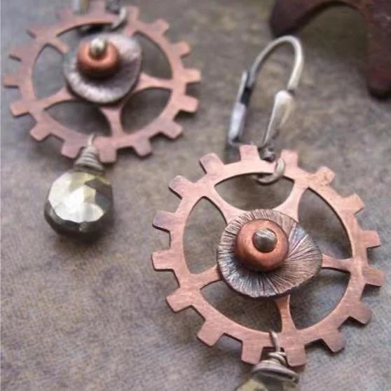 Vintage Mechanical Earrings