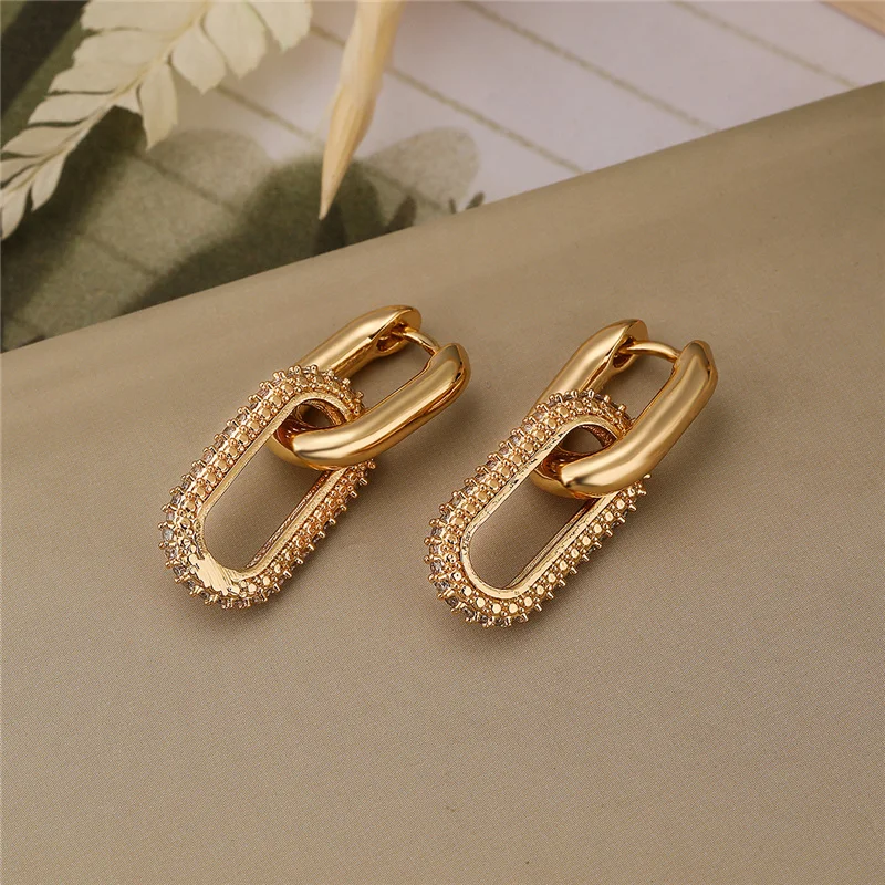 Elegant Bright Chain Earrings