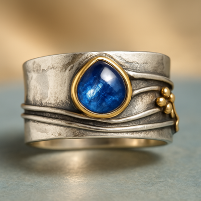 Bohemian Gemstone Meditation Ring