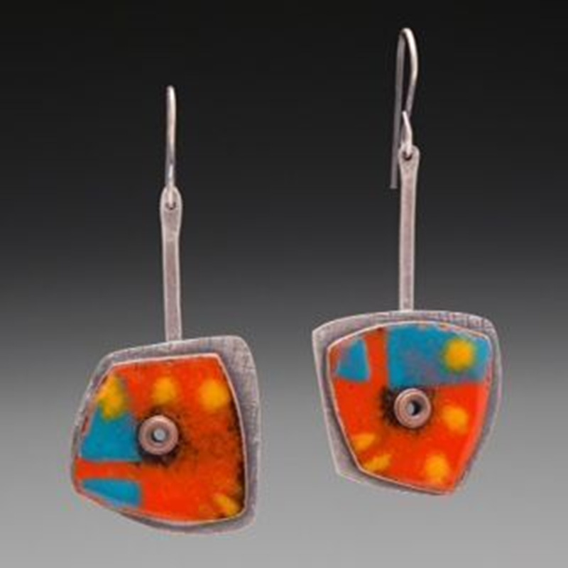 Vintage Acrylics Dangling Earrings