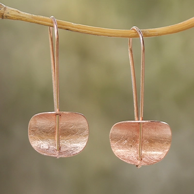 Vintage Bronze Dangling Earrings