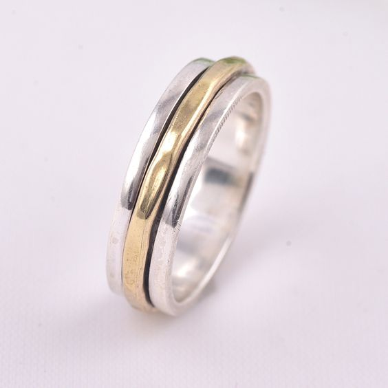 Vintage Fine Gold & Silver Ring