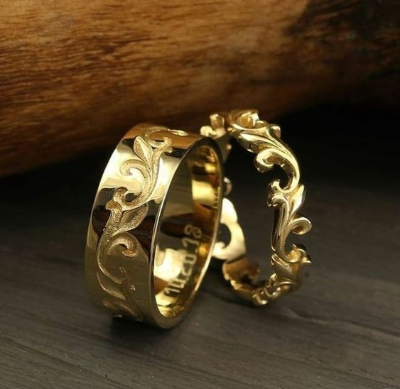 Vintage Golden Prifddinas Ring Set