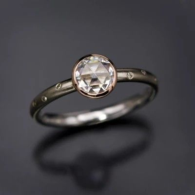 Vintage Crystal Ball Ring