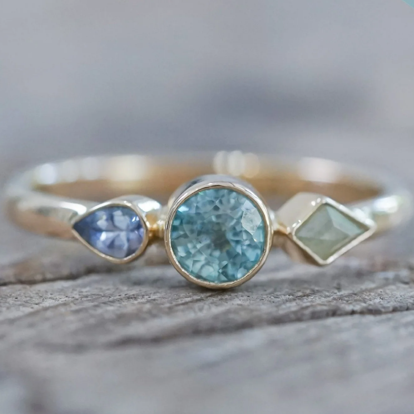 Vintage Blue Stones Ring